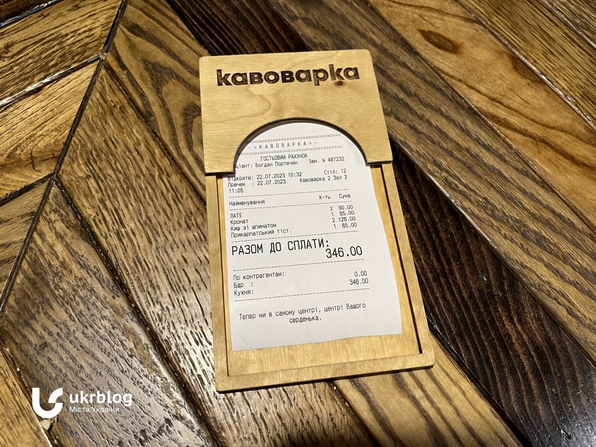 Кафе Кавоварка в Івано-Франківську фото, меню